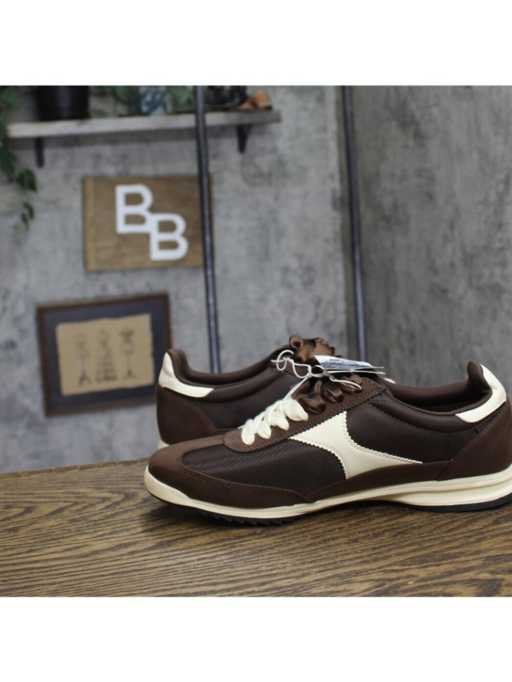 NWT Universal Thread Skyler Jogger Sneakers Low Top Double Lace Brown Multi 9M - Picture 8 of 10